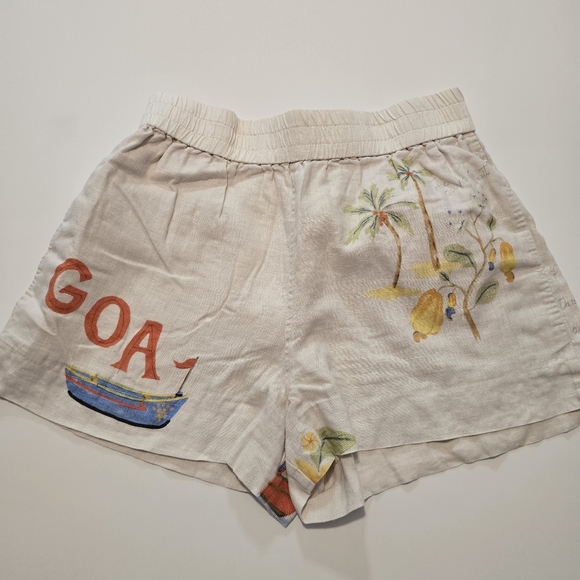 RHODE Kina Shorts Pull on Linen - Picture 2 of 11